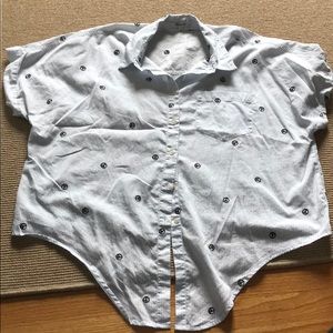 Madewell Tops - Madewell peace sign ss oxford Madewell Tops - Madewell peace sign ss oxford